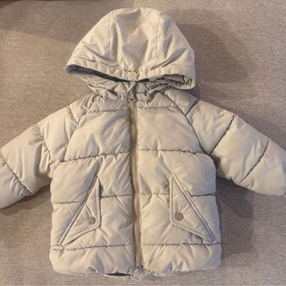 Zara Baby Boy Puffer Jacket Sz 18-24M